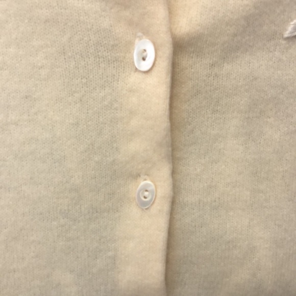 Charles & co yellow floral button up sweater size small​ - Picture 4 of 12